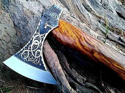 Hache Guerrière Viking - "Brise-Brume"-HERITAGE VIKING