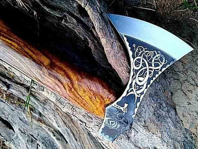 Hache Guerrière Viking - "Brise-Brume"-HERITAGE VIKING