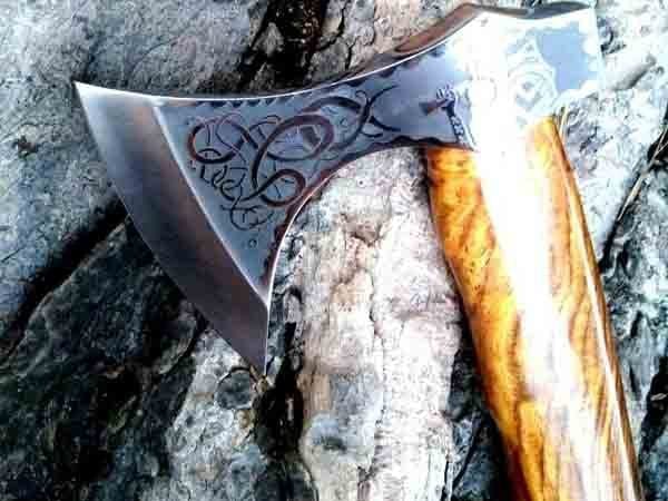 Hache Guerrière Viking - "Brise-Brume"-HERITAGE VIKING