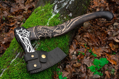Hache Guerrière Viking - "Brume de Gjallarbru"-HERITAGE VIKING
