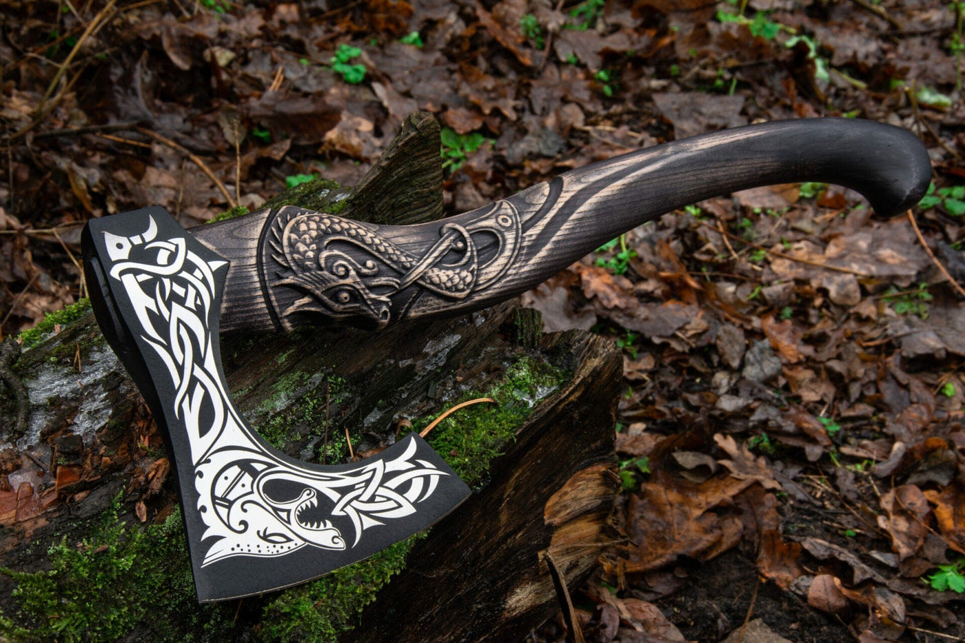 Hache Guerrière Viking - "Brume de Gjallarbru"-HERITAGE VIKING