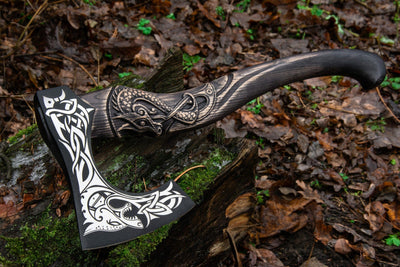 Hache Guerrière Viking - "Brume de Gjallarbru"-HERITAGE VIKING