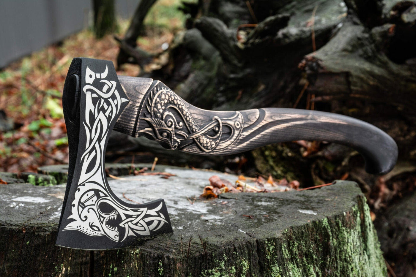 Hache Guerrière Viking - "Brume de Gjallarbru"-HERITAGE VIKING