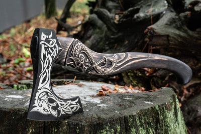 Hache Guerrière Viking - "Brume de Gjallarbru"-HERITAGE VIKING