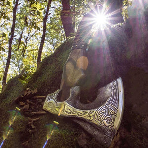 Hache Guerrière Viking - "Colère d'Ymir"-HERITAGE VIKING