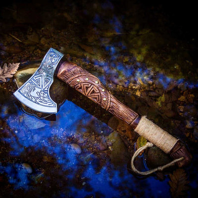 Hache Guerrière Viking - "Colère du Valhalla"-HERITAGE VIKING