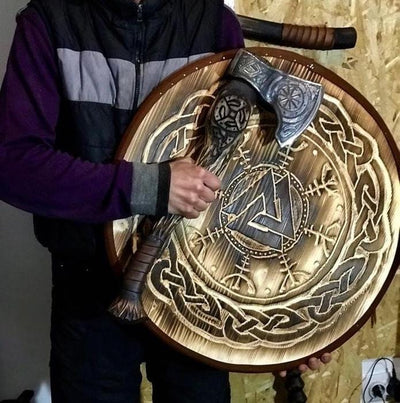 Hache Guerrière Viking - "Destin des Glaces Infinies"-HERITAGE VIKING