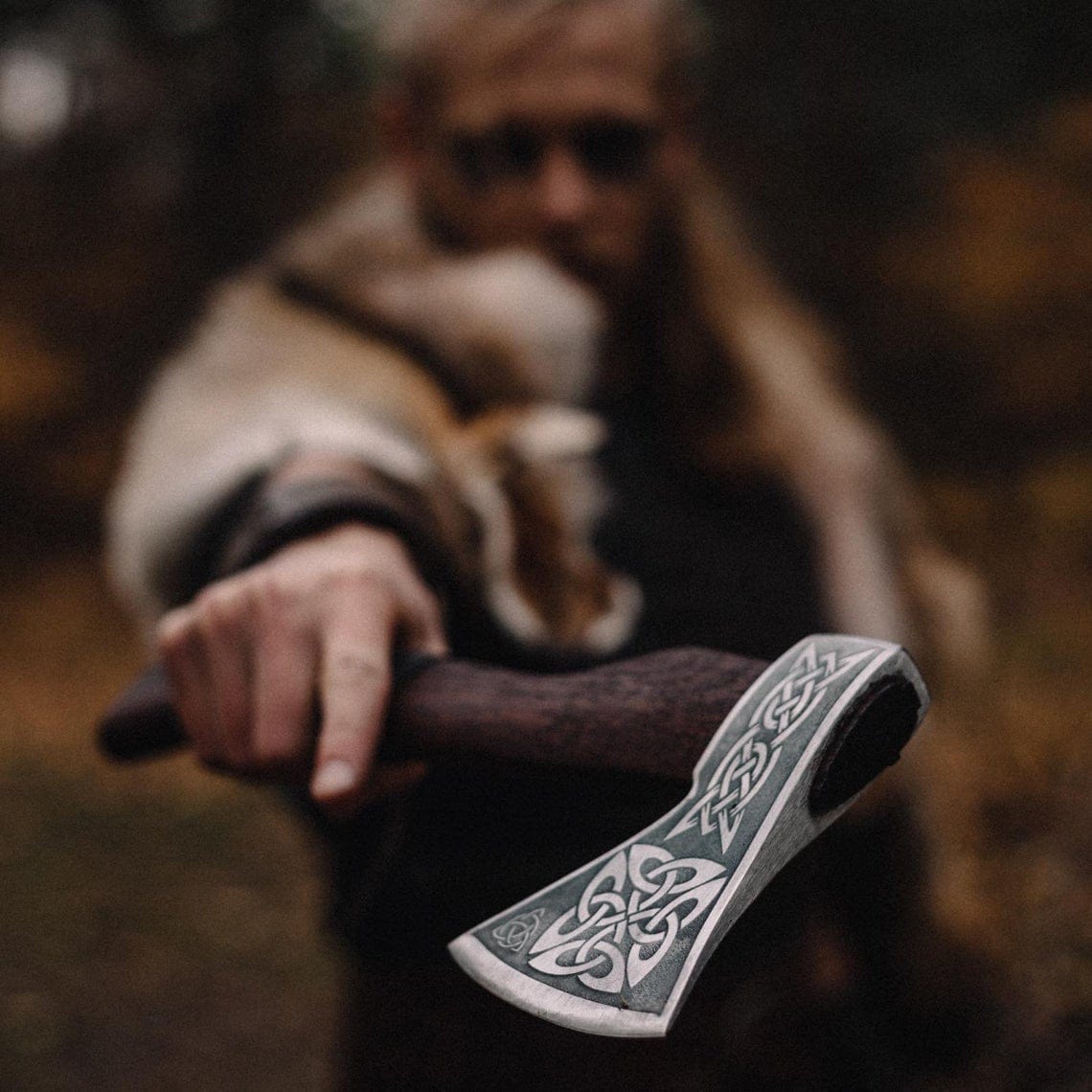 Hache Guerrière Viking - "Destin du Njörd"-HERITAGE VIKING