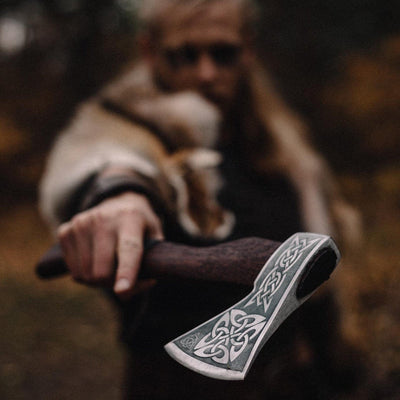Hache Guerrière Viking - "Destin du Njörd"-HERITAGE VIKING