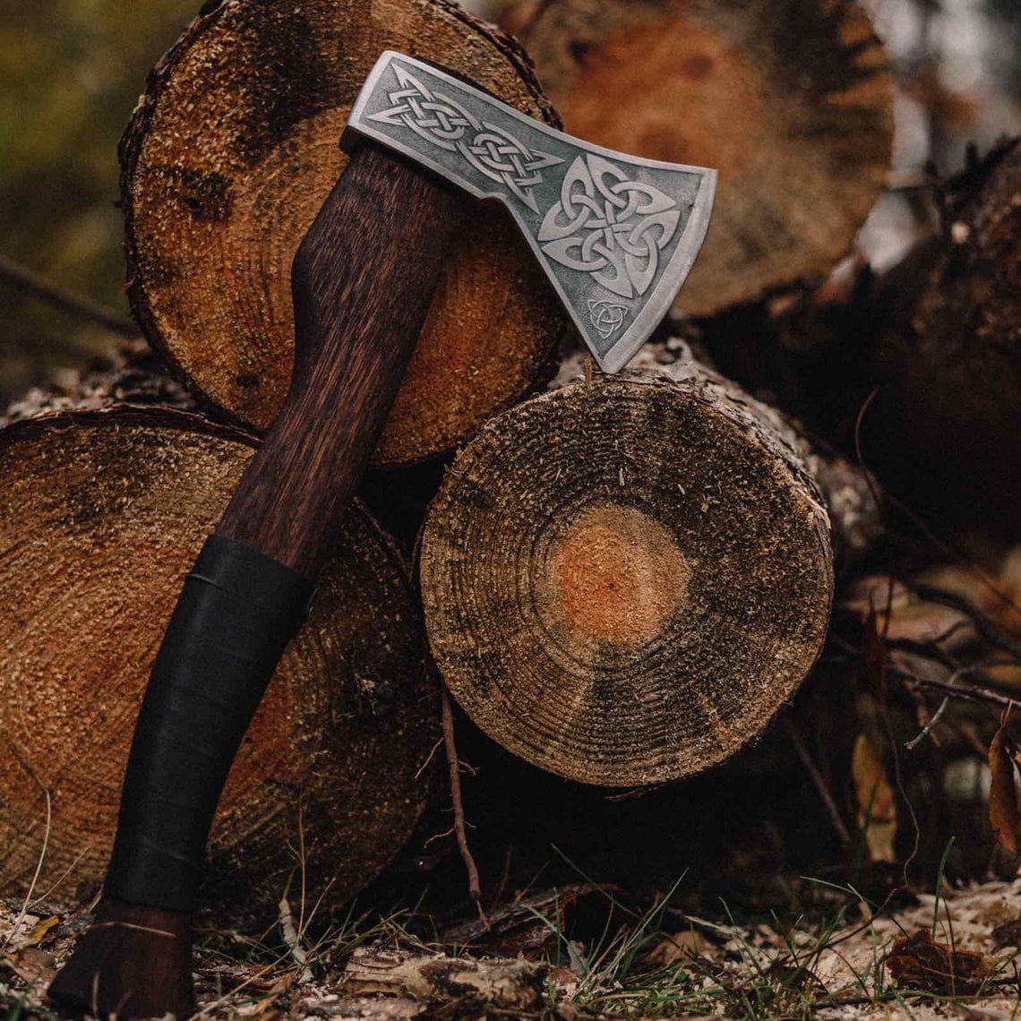 Hache Guerrière Viking - "Destin du Njörd"-HERITAGE VIKING