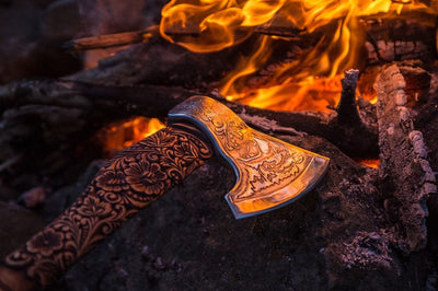Hache Guerrière Viking - "Éclair de la Fin des Temps"-HERITAGE VIKING