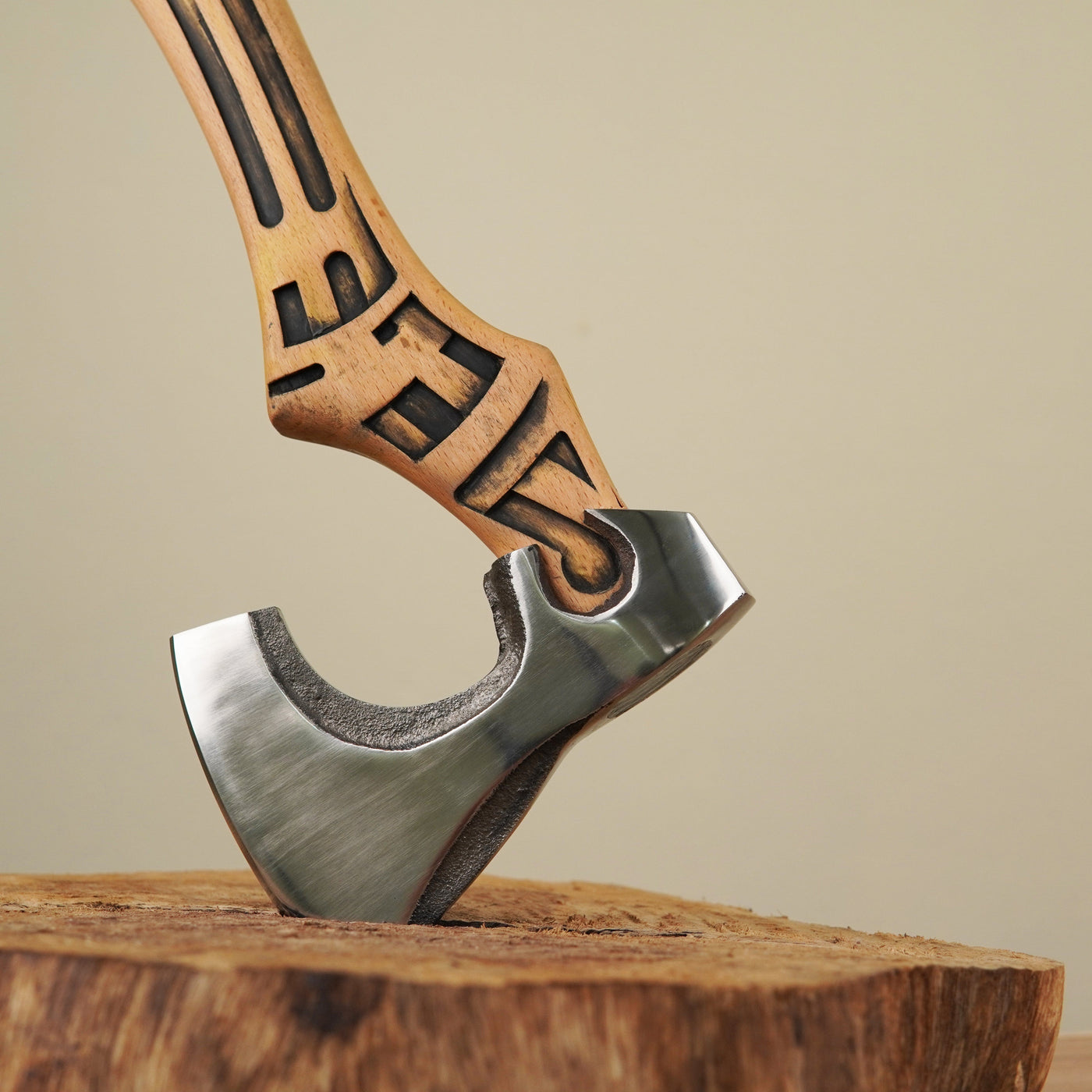 Hache Guerrière Viking - "Éclipse d'Hrafn et Skuggi"-HERITAGE VIKING
