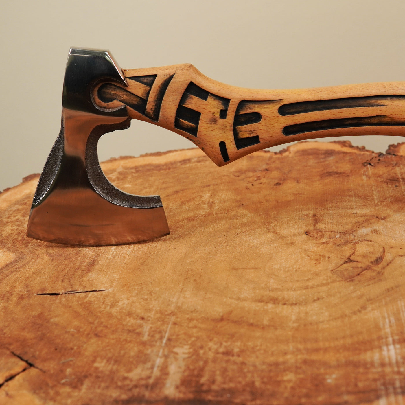Hache Guerrière Viking - "Éclipse d'Hrafn et Skuggi"-HERITAGE VIKING