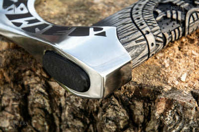 Hache Guerrière Viking - "Étoile de Birka"-HERITAGE VIKING