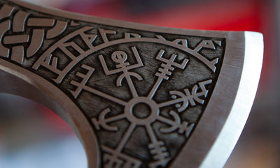 Hache Guerrière Viking - "Étoile des Sept Fjords"-HERITAGE VIKING