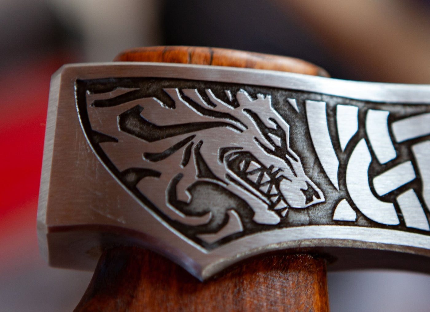 Hache Guerrière Viking - "Étoile des Sept Fjords"-HERITAGE VIKING