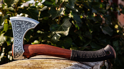 Hache Guerrière Viking - "Étoile des Sept Fjords"-HERITAGE VIKING