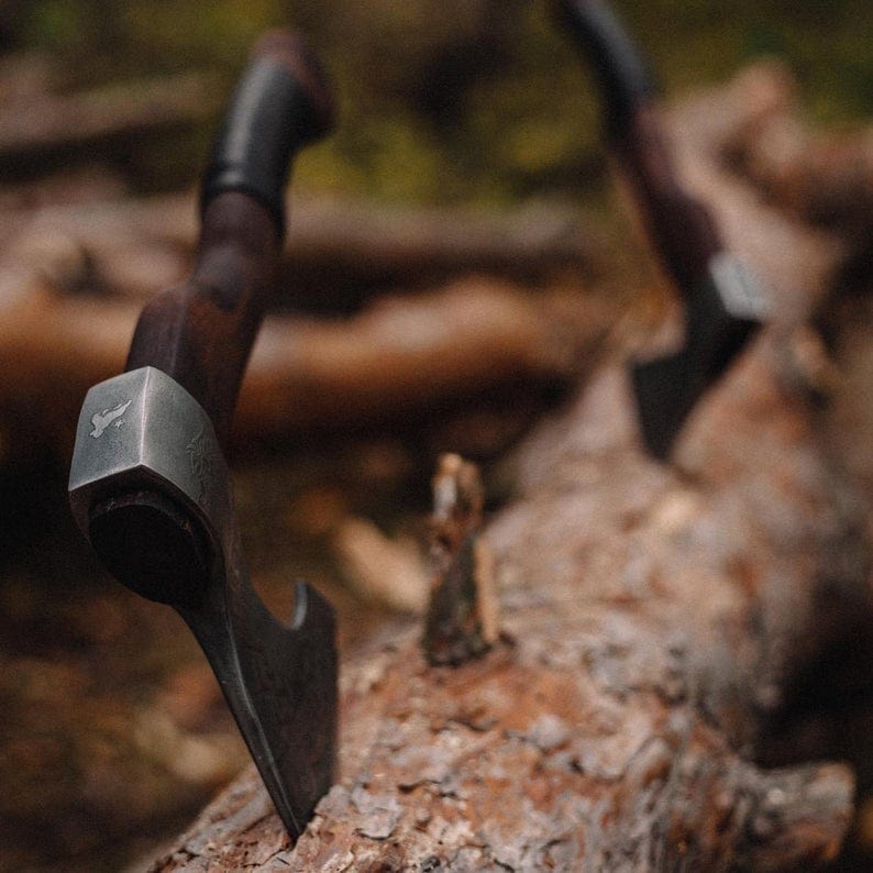 Hache Guerrière Viking - "Étoile du Nord"-HERITAGE VIKING