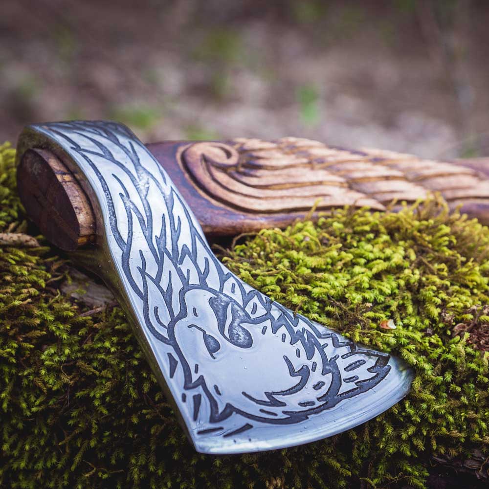 Hache Guerrière Viking - "Forge du Guerrier"-HERITAGE VIKING