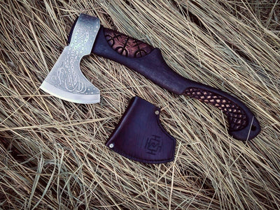 Hache Guerrière Viking - "Foudre de l'Aurore"-HERITAGE VIKING