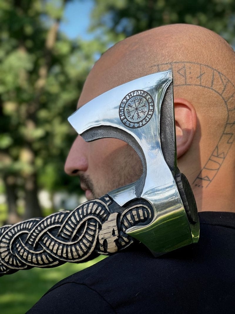 Hache Guerrière Viking - "Hache d'Égide"-HERITAGE VIKING