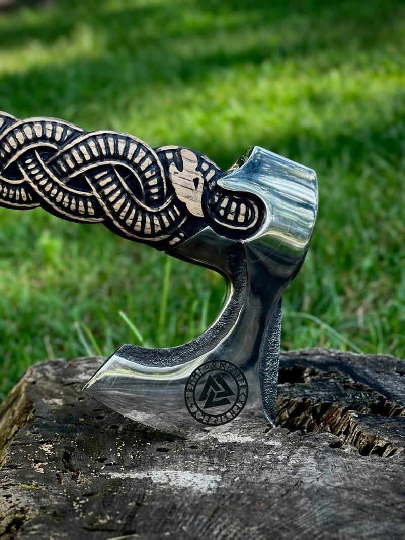 Hache Guerrière Viking - "Hache d'Égide"-HERITAGE VIKING
