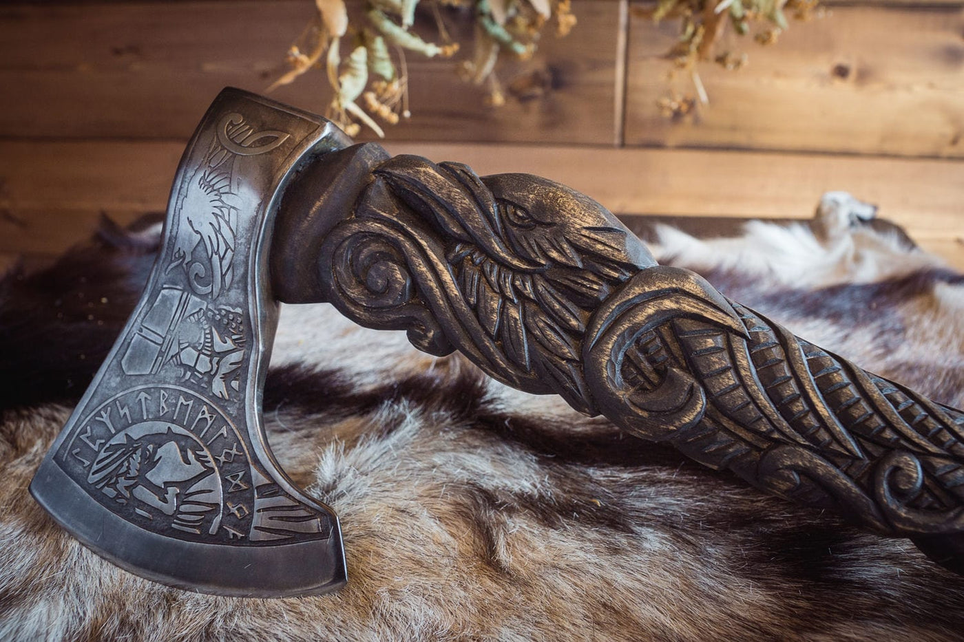 Hache Guerrière Viking - "Hache de la Vieille Garde"-HERITAGE VIKING