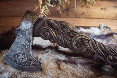 Hache Guerrière Viking - "Hache de la Vieille Garde"-HERITAGE VIKING