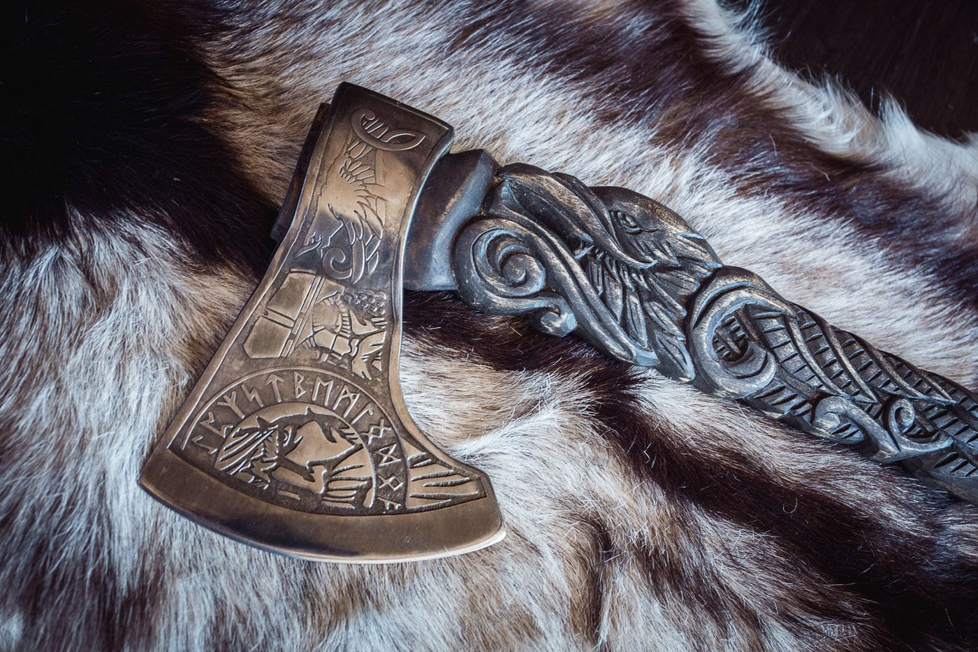 Hache Guerrière Viking - "Hache de la Vieille Garde"-HERITAGE VIKING