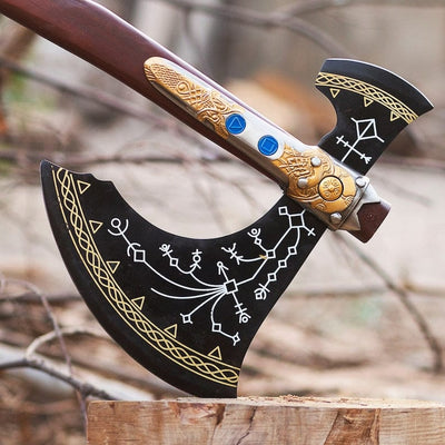 Hache Guerrière Viking - "Hache de Loki"-HERITAGE VIKING