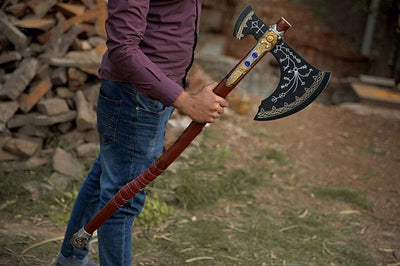 Hache Guerrière Viking - "Hache de Loki"-HERITAGE VIKING