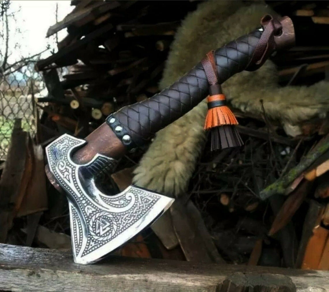 Hache Guerrière Viking - "Hache des Anciens"-HERITAGE VIKING