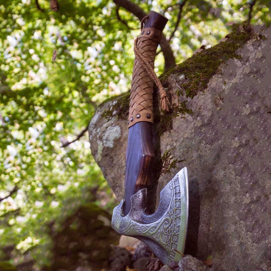 Hache Guerrière Viking - "Hache des Dieux Anciens"-HERITAGE VIKING