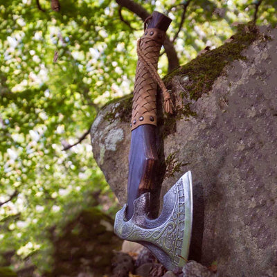 Hache Guerrière Viking - "Hache des Dieux Anciens"-HERITAGE VIKING