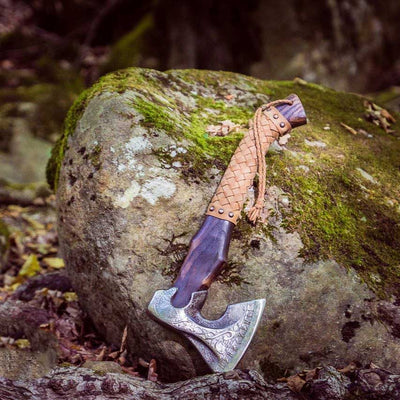 Hache Guerrière Viking - "Hache des Dieux Anciens"-HERITAGE VIKING