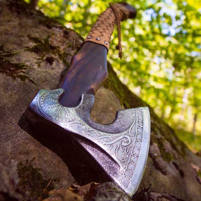 Hache Guerrière Viking - "Hache des Dieux Anciens"-HERITAGE VIKING