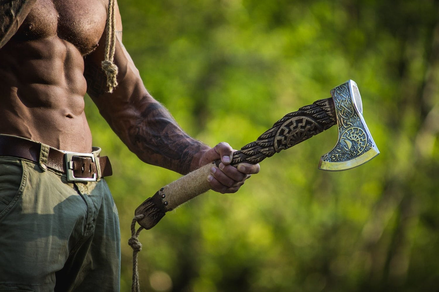 Hache Guerrière Viking - "Hache du Frimas"-HERITAGE VIKING