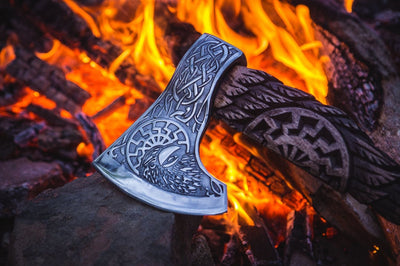 Hache Guerrière Viking - "Hache du Frimas"-HERITAGE VIKING
