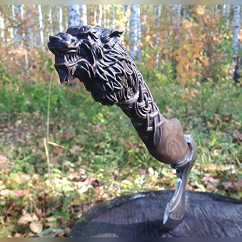 Hache Guerrière Viking - "Hache du Loup"-HERITAGE VIKING