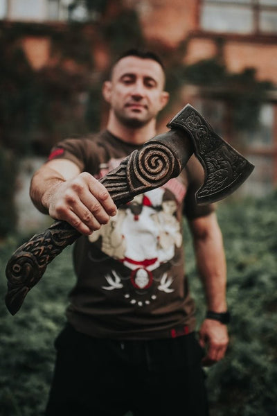 Hache Guerrière Viking - "Hache du Nain des Montagnes"-HERITAGE VIKING
