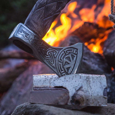 Hache Guerrière Viking - "Maelström de l'Hiver"-HERITAGE VIKING