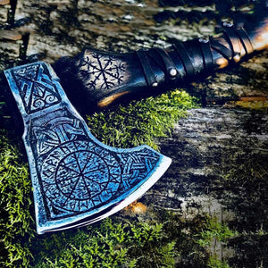 Hache Guerrière Viking - "Ombre des Dieux"-HERITAGE VIKING