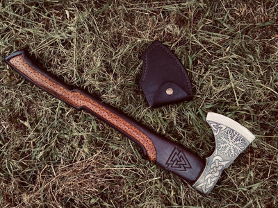 Hache Guerrière Viking - "Poumon du Viking"-HERITAGE VIKING