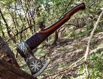 Hache Guerrière Viking - "Poumon du Viking"-HERITAGE VIKING