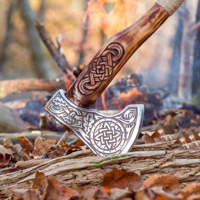 Hache Guerrière Viking - "Souffle Glacial"-HERITAGE VIKING