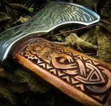 Hache Guerrière Viking - "Tranchoir des Légendes"-HERITAGE VIKING