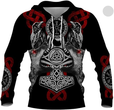 Hoodie Viking "Compass du Destin"-HERITAGE VIKING