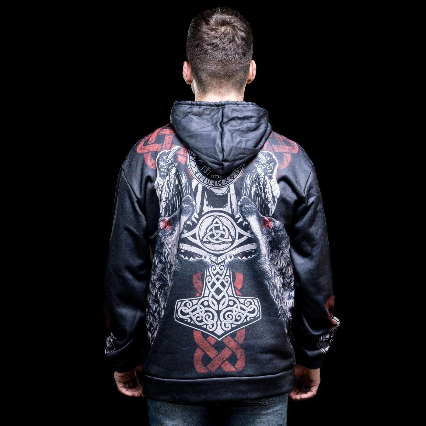 Hoodie Viking "Compass du Destin"-HERITAGE VIKING