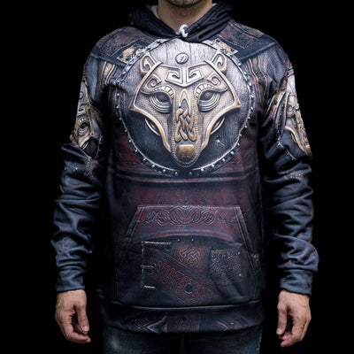 Hoodie Viking "Fenrir, l'Équipement de Bronze"-HERITAGE VIKING