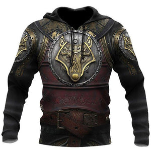 Hoodie Viking "Fenrir, l'Équipement de Bronze"-HERITAGE VIKING